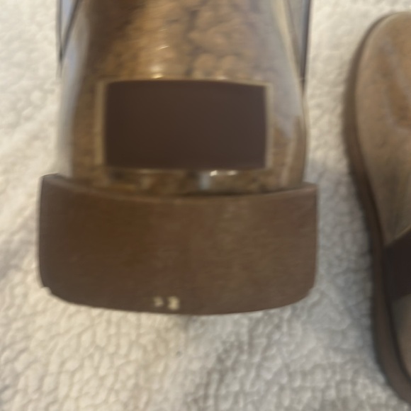 Cape Robbin Snow Rain Platform Booties Size 11 Clear Brown Slip On Round Toe - Picture 9 of 12